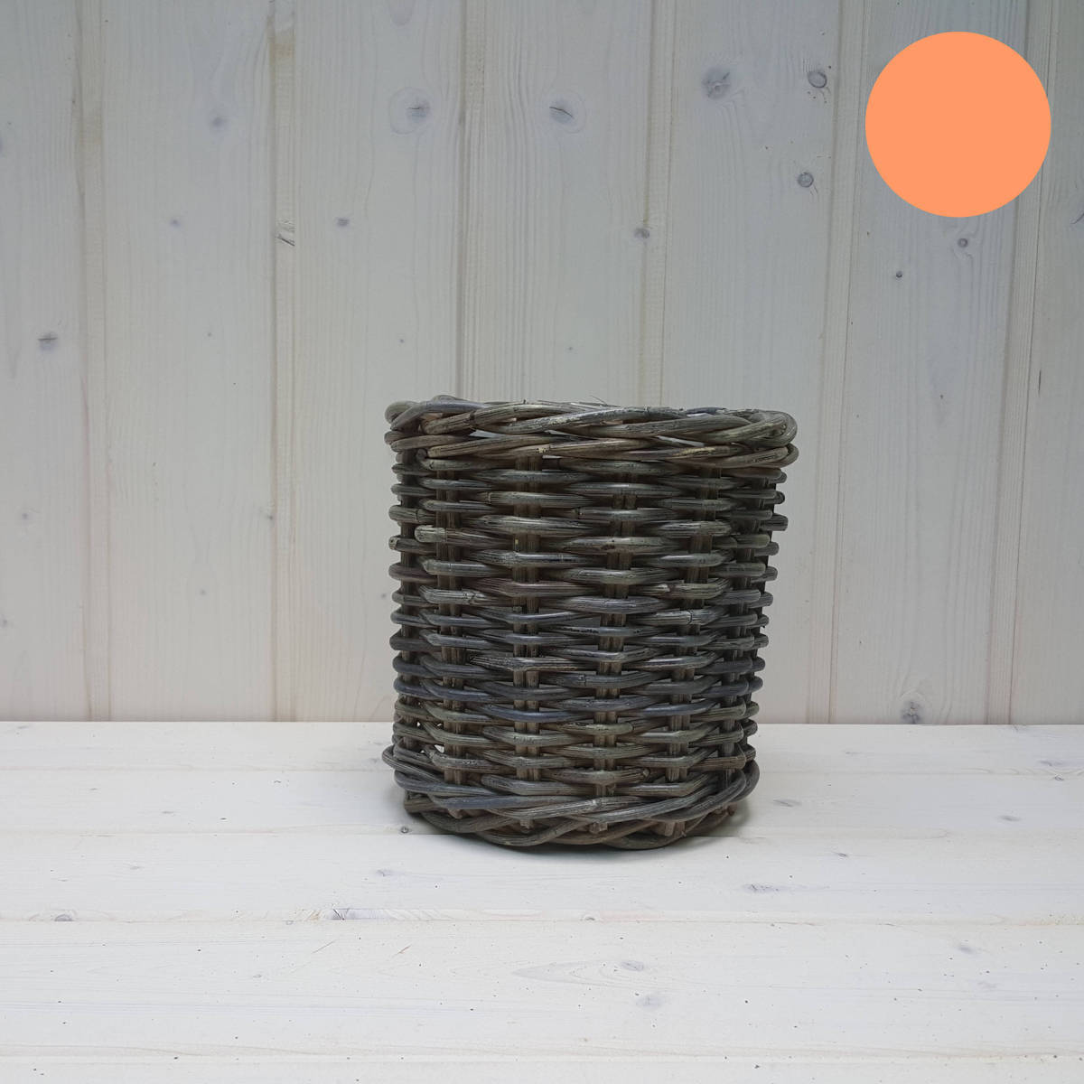 cache-pot en rattan