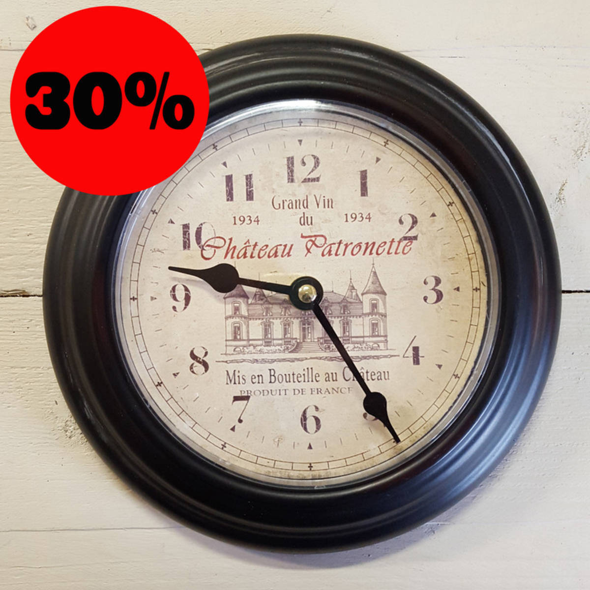 Wanduhr, Durchmesser 22cm