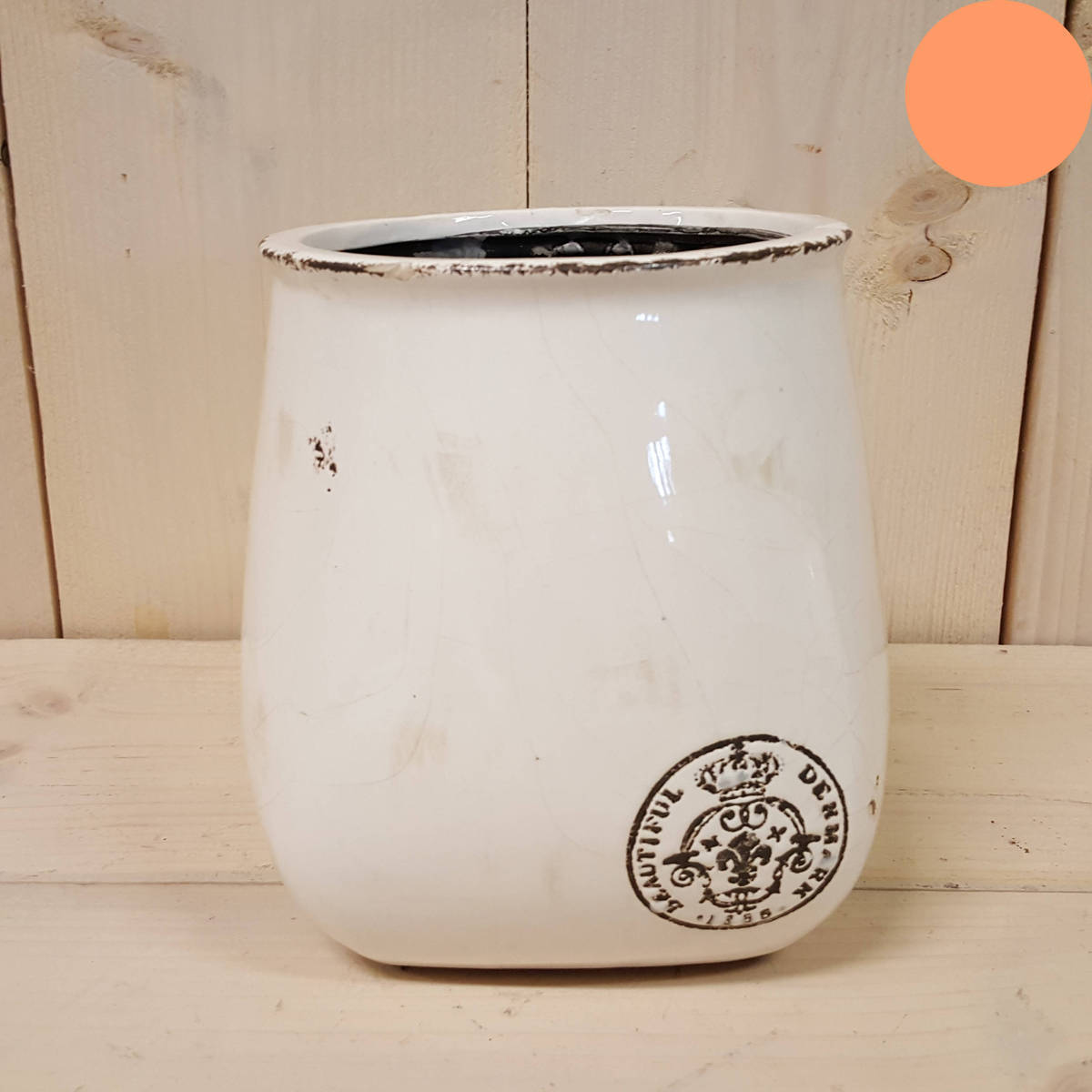 Moderne Vase mit Stempel
