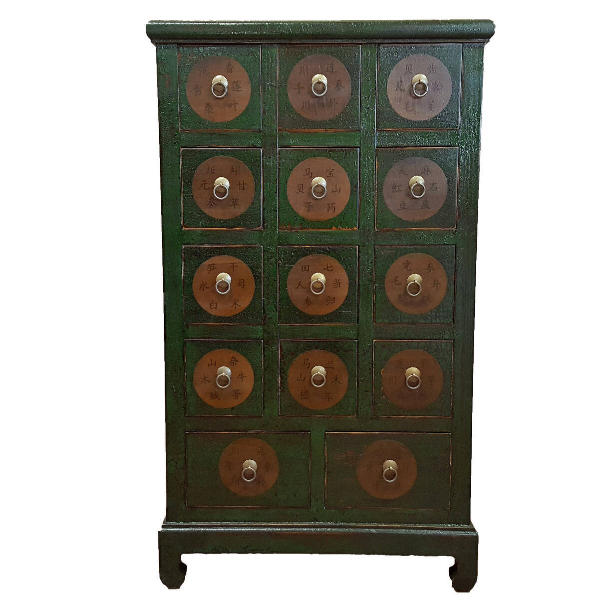 Apotheken Kommode chinesisch mit 14 Schubladen