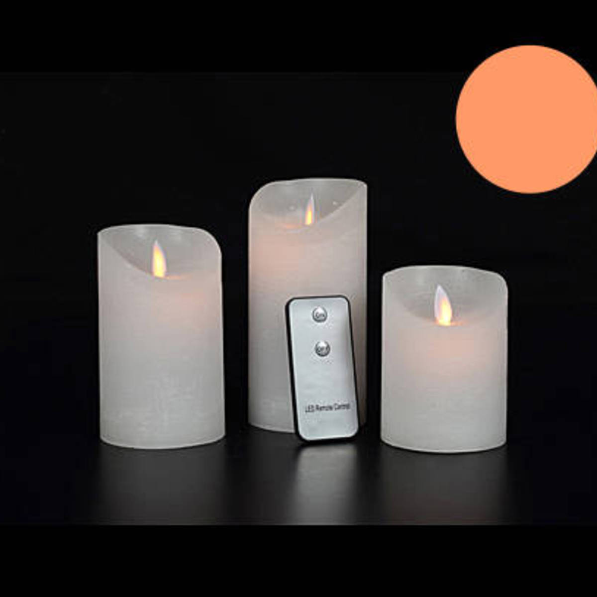 Bougie LED avec télécommande