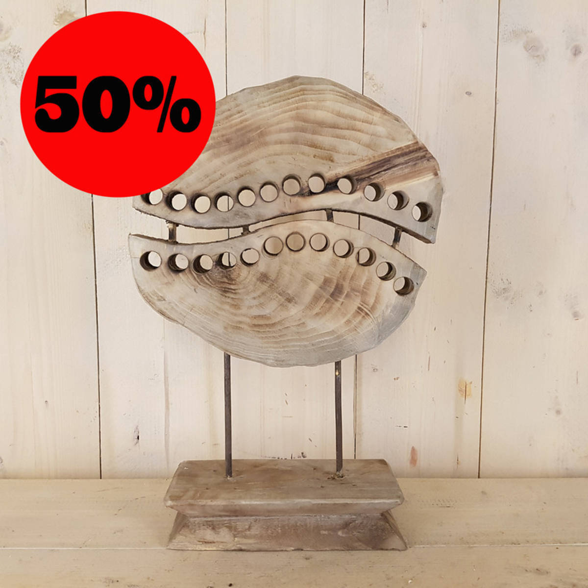 Très belle sculpture en bois de chataîgner, travail artisanal, chaque pièce unique