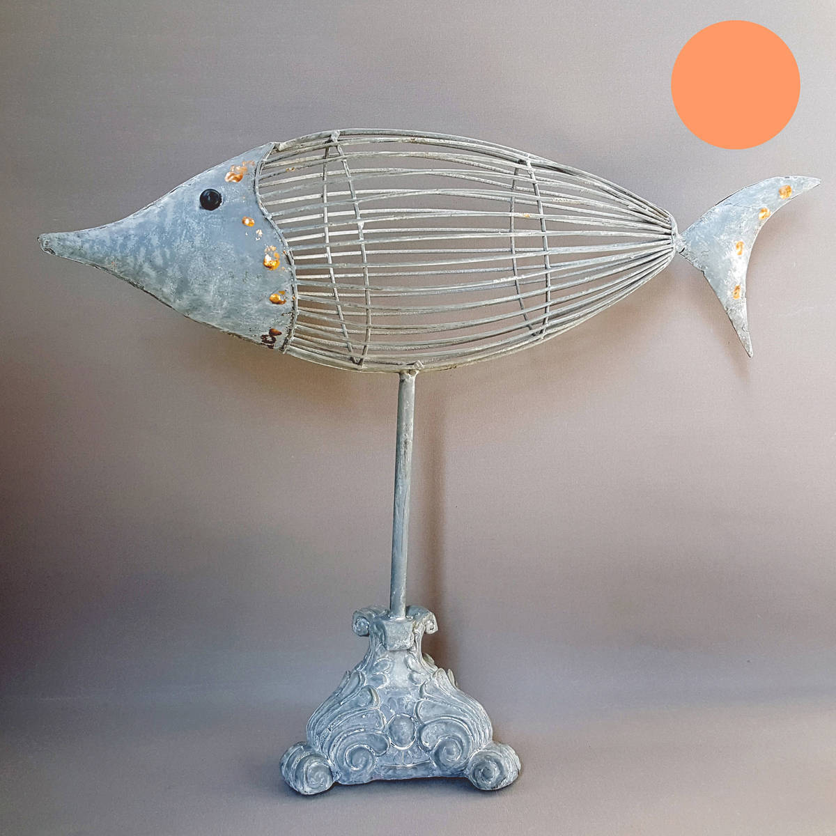 Fisch aus Metall, Höhe 50cm