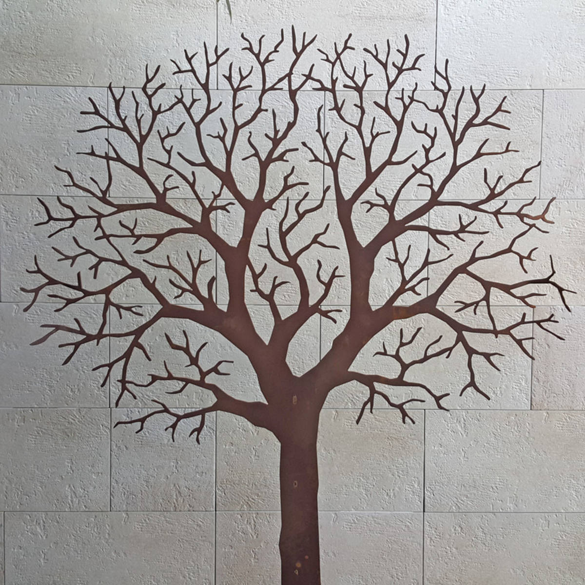 Baum aus Rostmetall, H 185cm