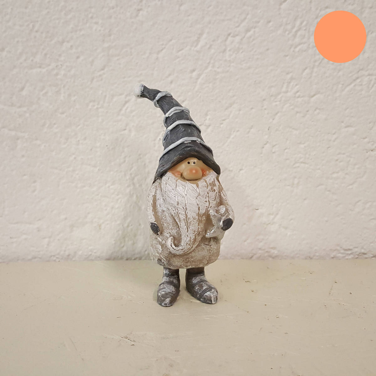 Personnage de Noël en céramique, H. 12cm