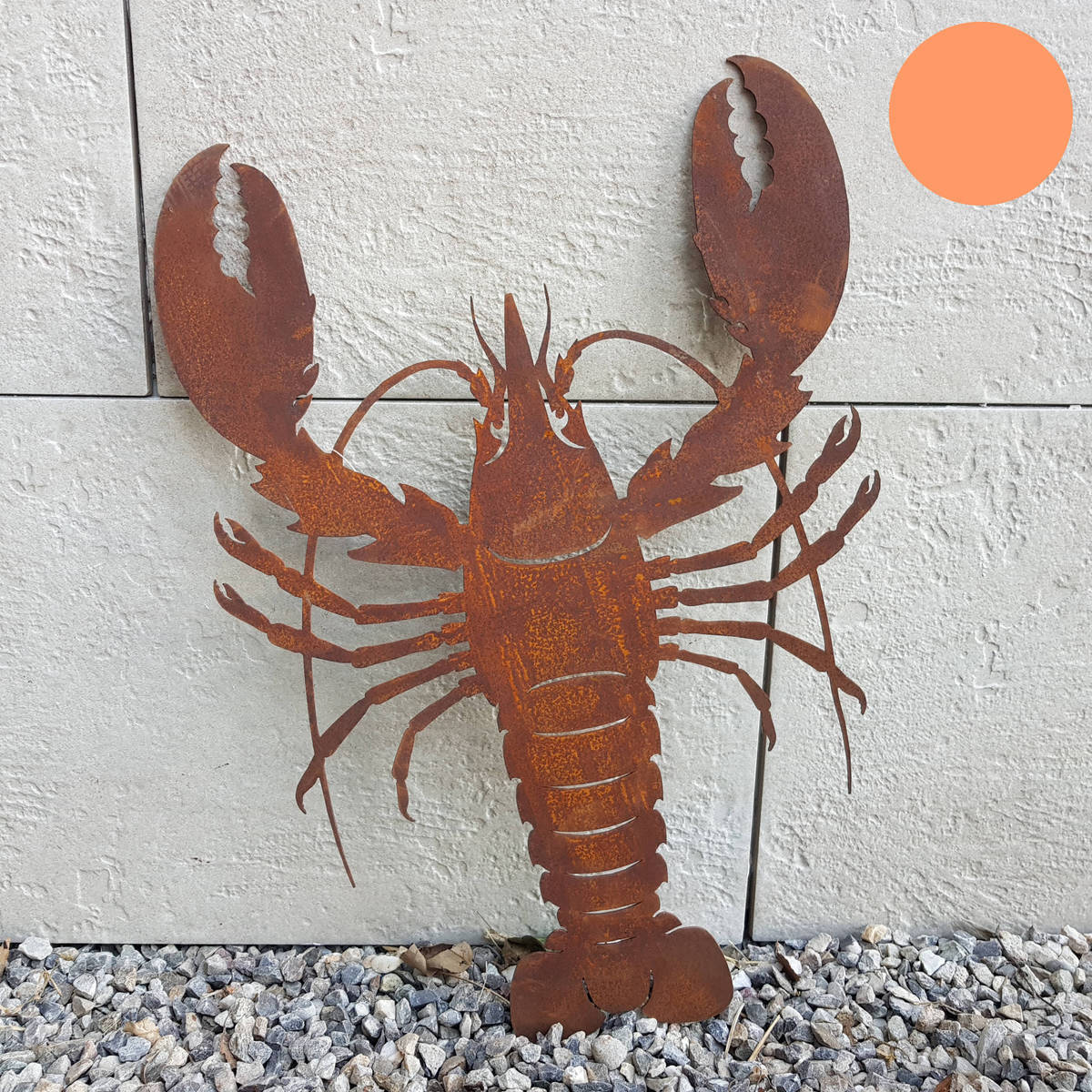 Hummer z. Aufhängen, aus Rosteisen, 45cm