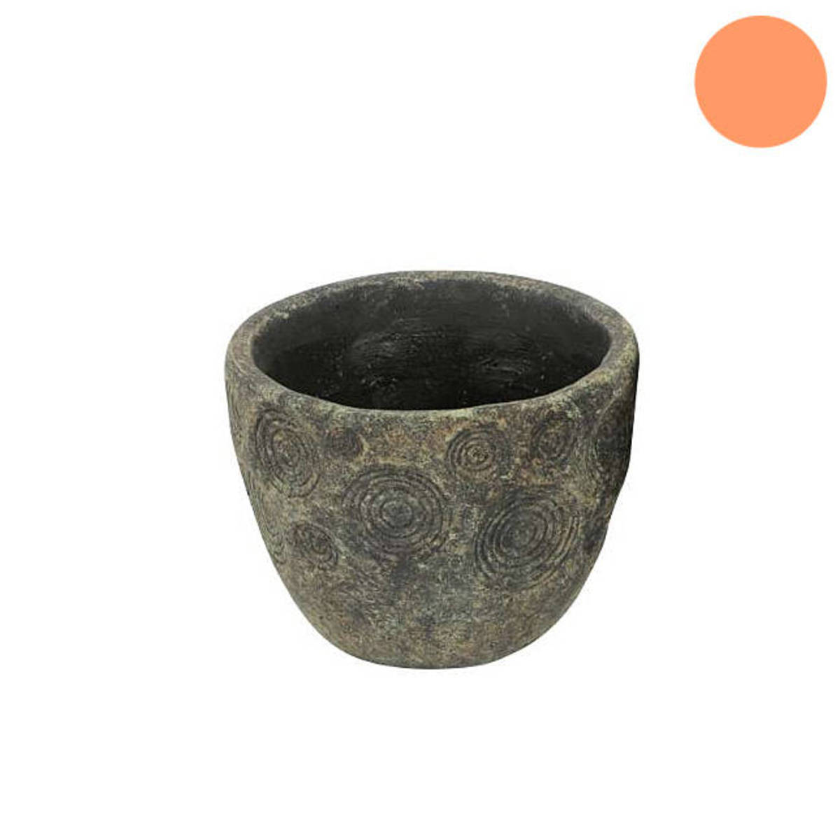 Topf aus Steingut, Durchmesser 13cm