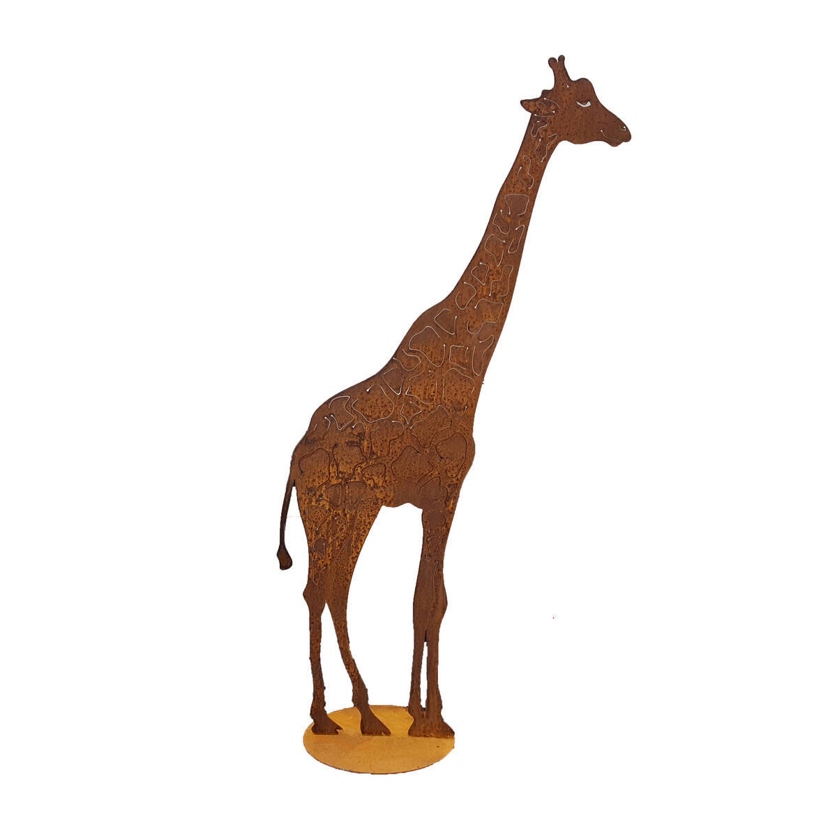 Giraffe aus Rosteisen, Höhe 150cm