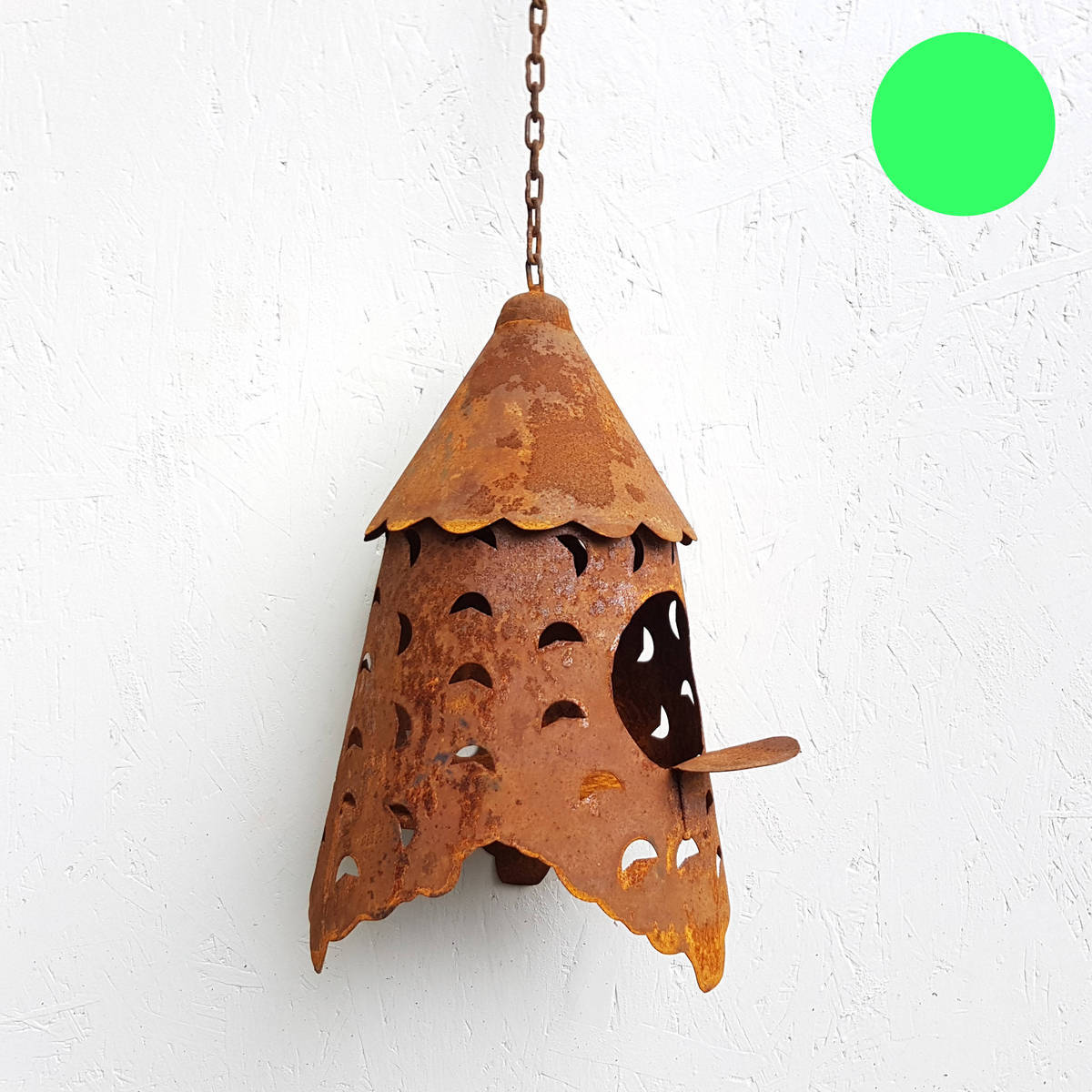 Maisonnette pour oiseaux, à suspendre, H. 38cm