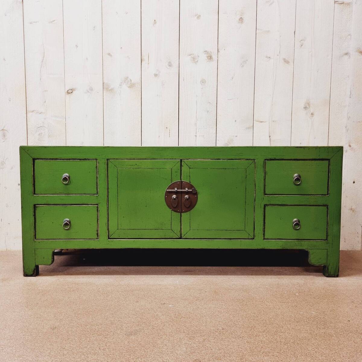 Chinesische Kommode, 2 Tür und 4 Schublade