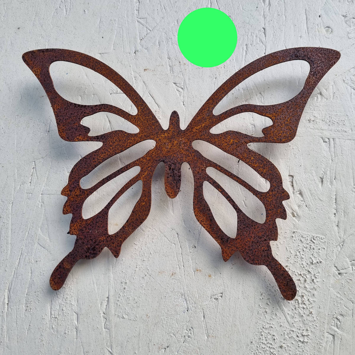 Schmetterling aus Rosteisen, zum schrauben, 21 cm