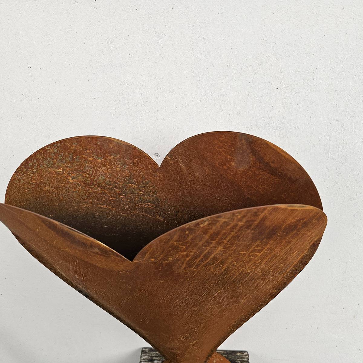 Herz zum bepflanzen, aus Rosteisen, 71 cm