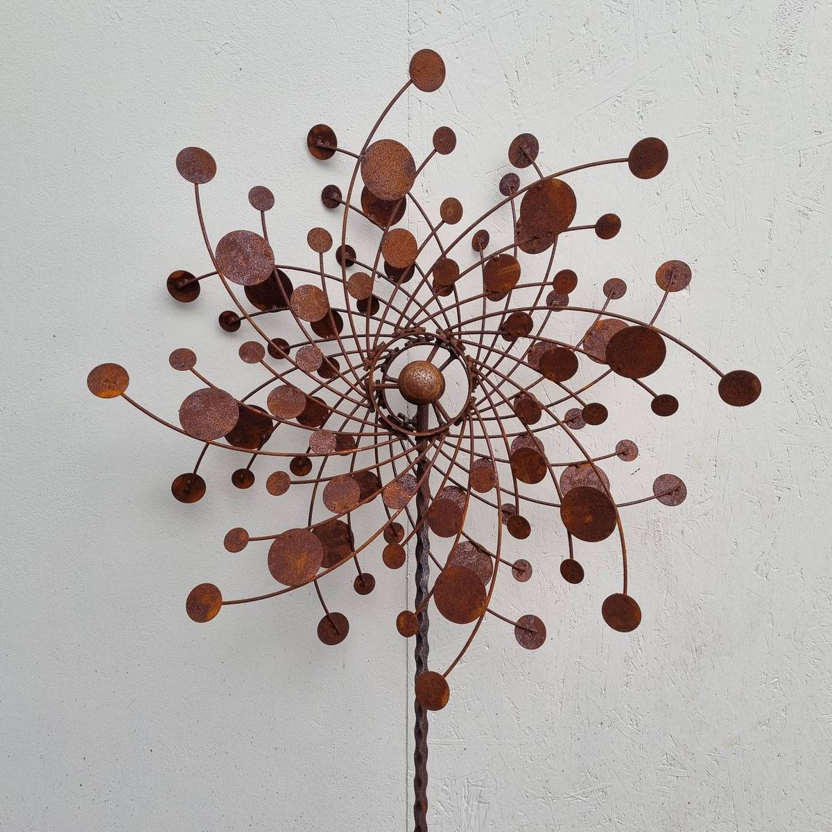 Girouette en fer rouillé, 212 cm 