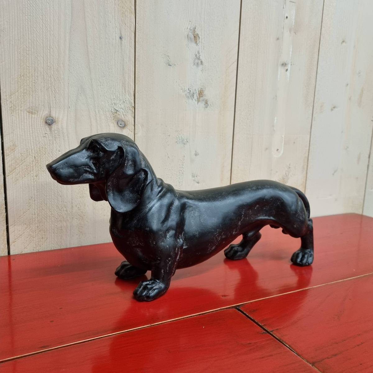 Basset en Polyrésine, 38 cm 