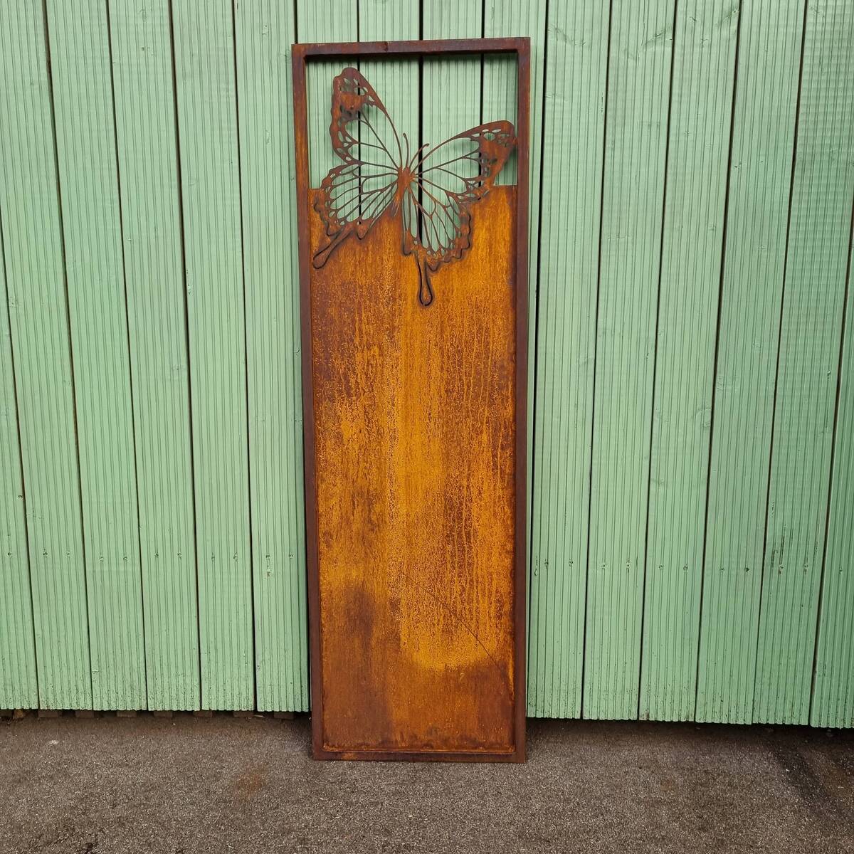 Paravent en fer rouillé, 160 cm 