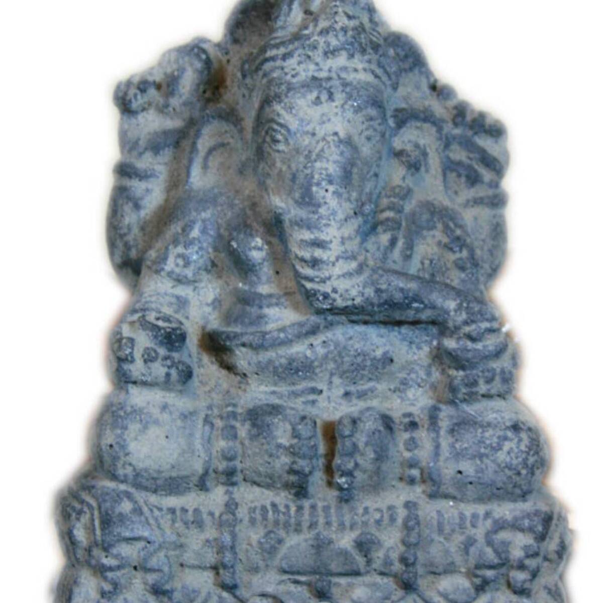 Ganesha en pierre aggloméré, 15 cm 