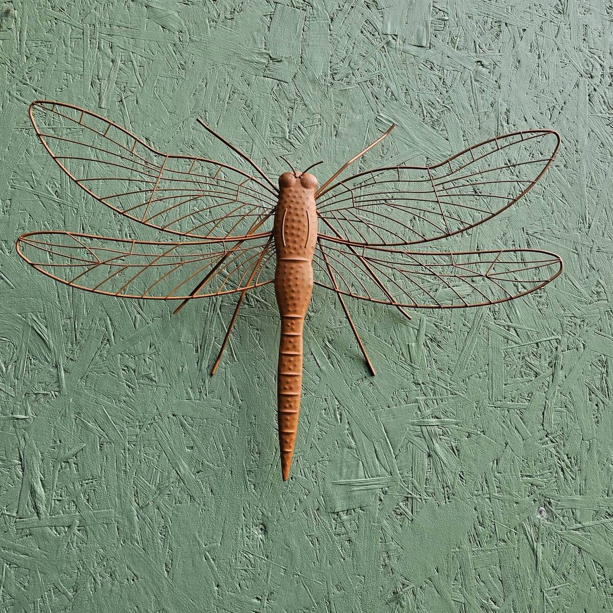 Libelulle en métal, largeur 67 cm 