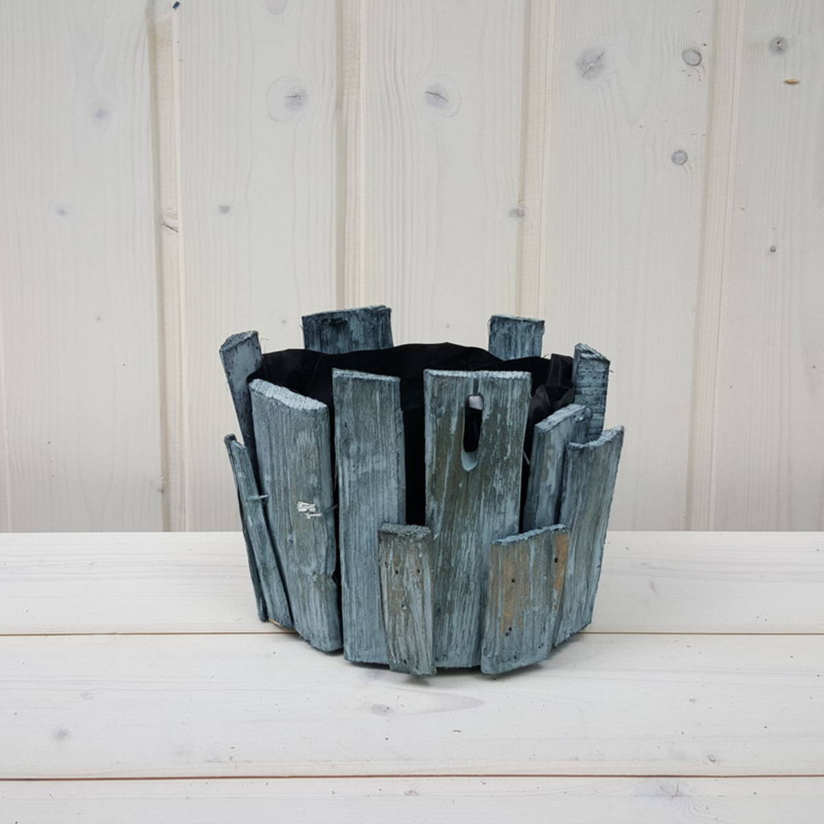cache-pot en bois