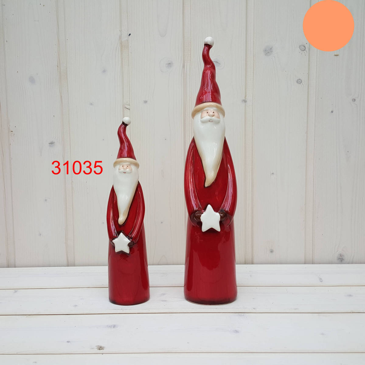 Saint Nicolas en porcelaine, H 27cm