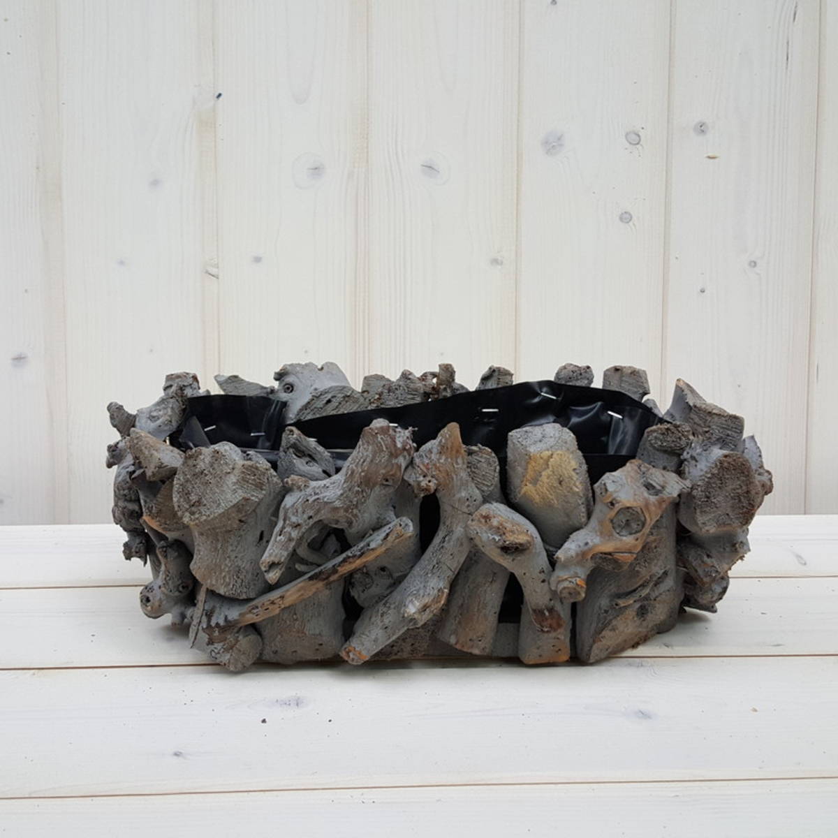 Cache-pot en écorce