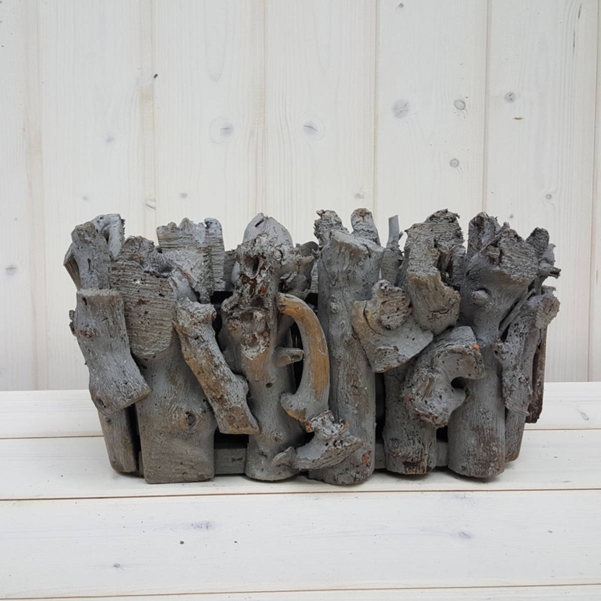 Cache-pot en écorce