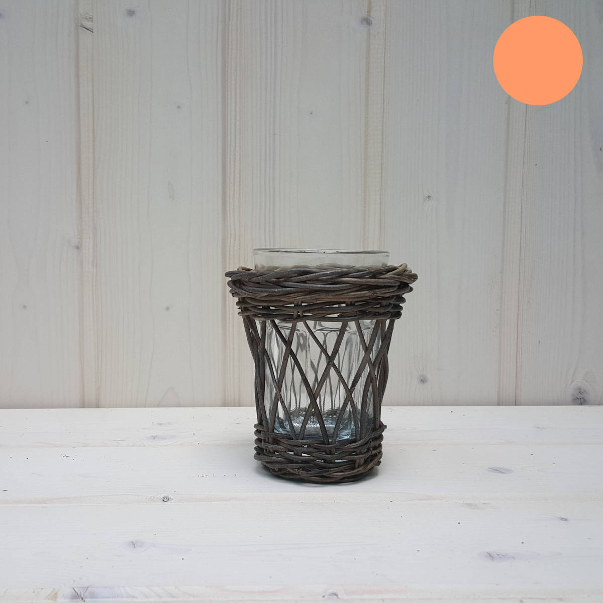 photophore osier/verre