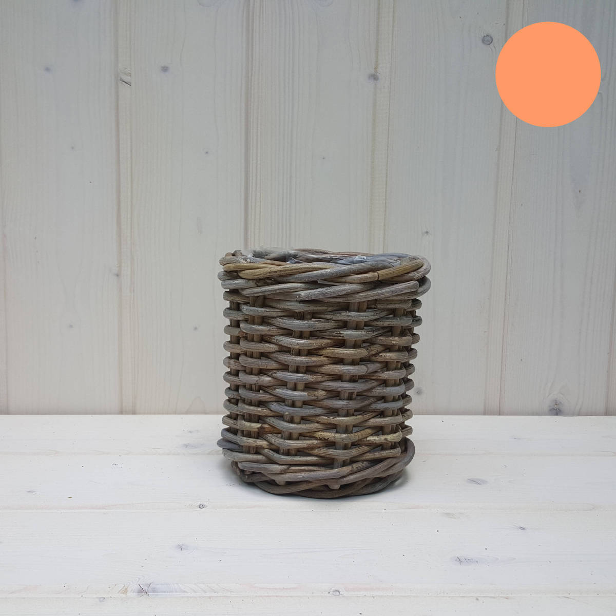 Übertopf aus Rattan, klein