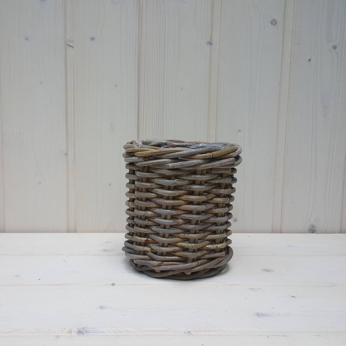 Übertopf aus Rattan, klein