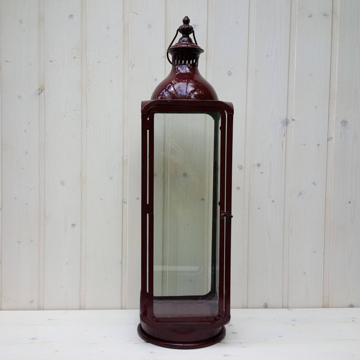 Laterne aus Metall, Vintage Look, Höhe 73cm