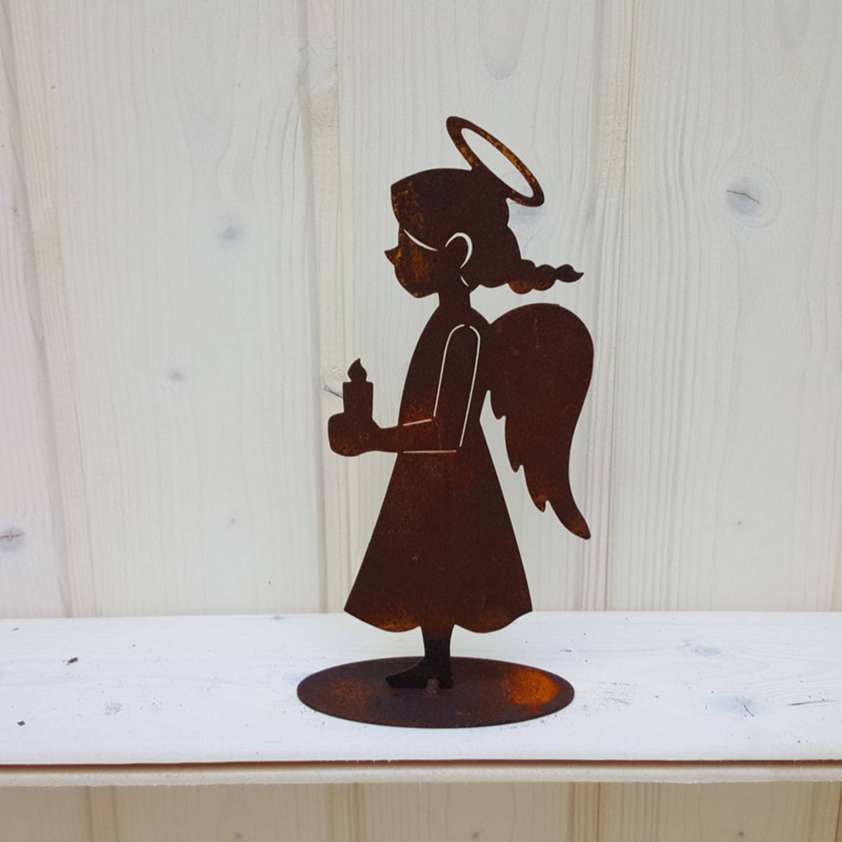 Engel aus Rosteisen, Höhe 20cm