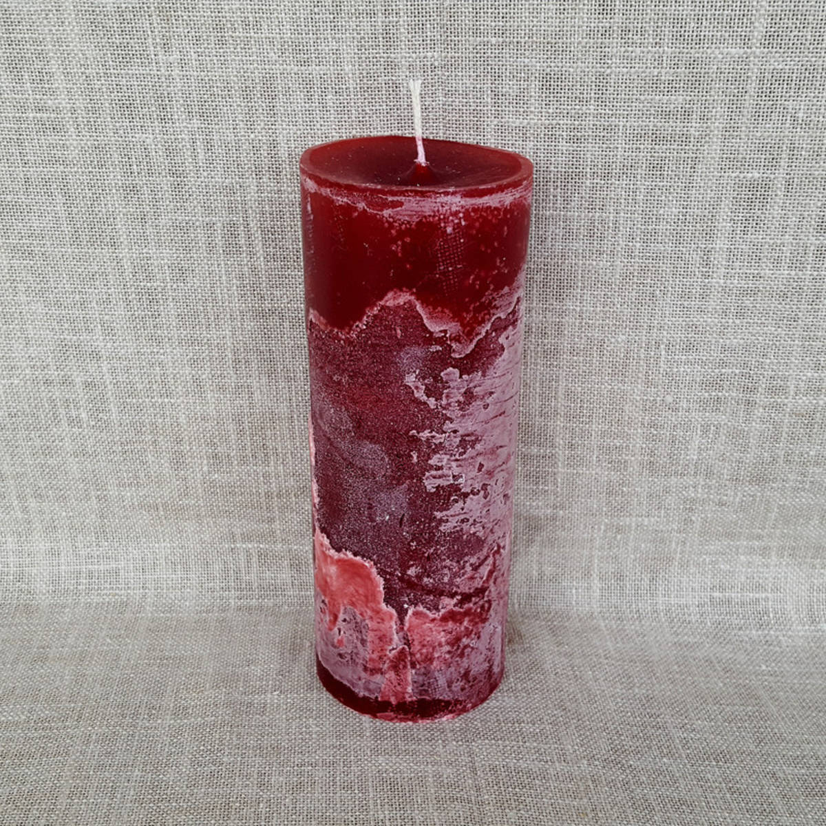 Kerze rot, Ø 5.7cm / Höhe 15cm