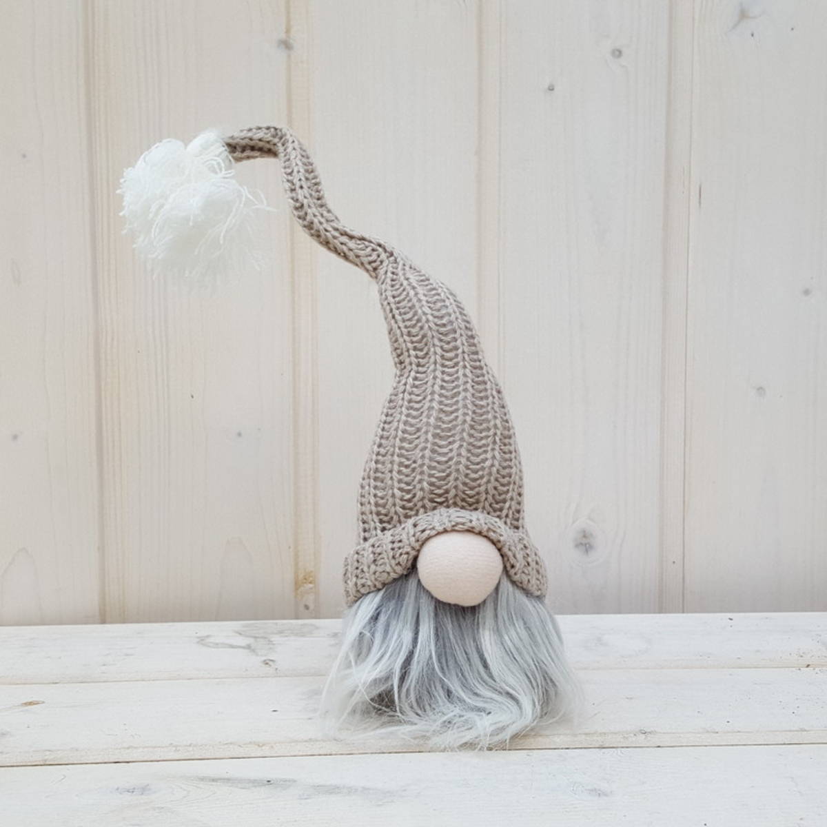 Personnage de Noël, beige