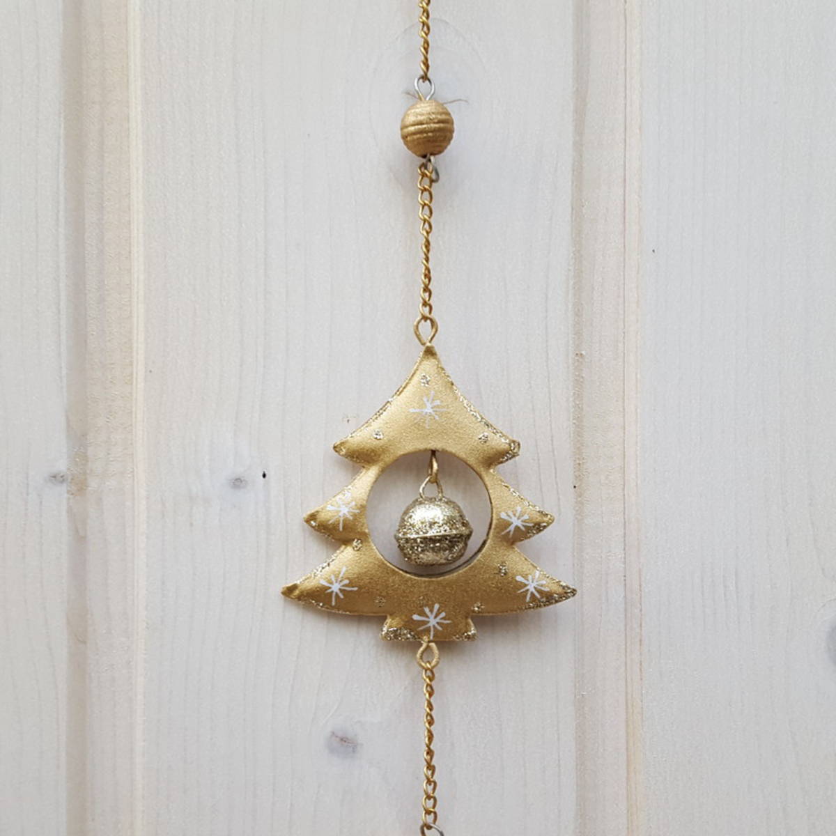 Guirlande de Noël, sapin, or