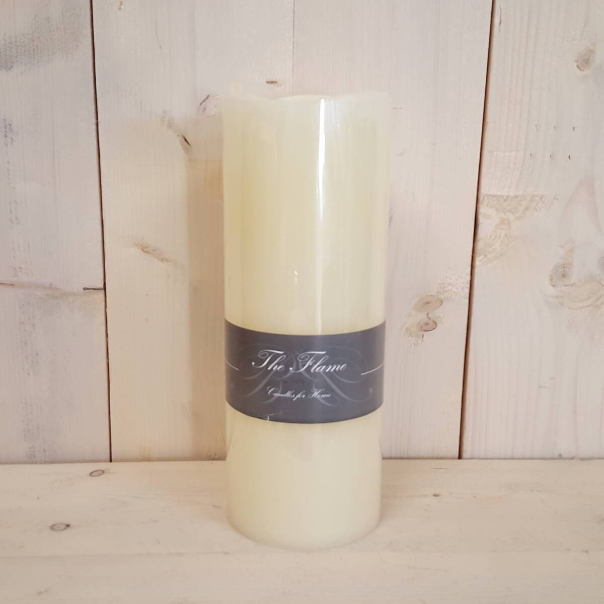 Kerze LED, Ø 15cm / Höhe 30cm, crème
