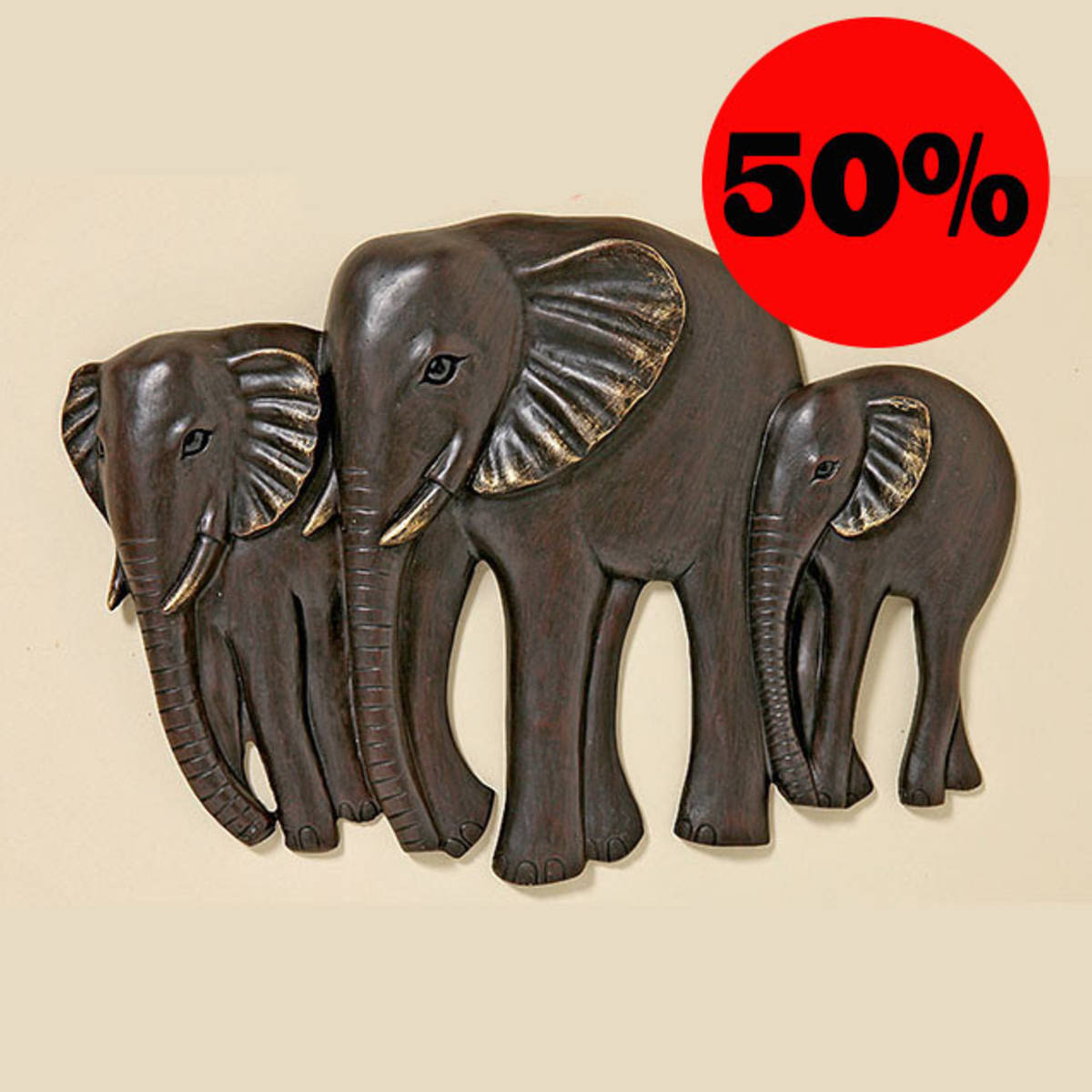 Wanddeko Elefanten