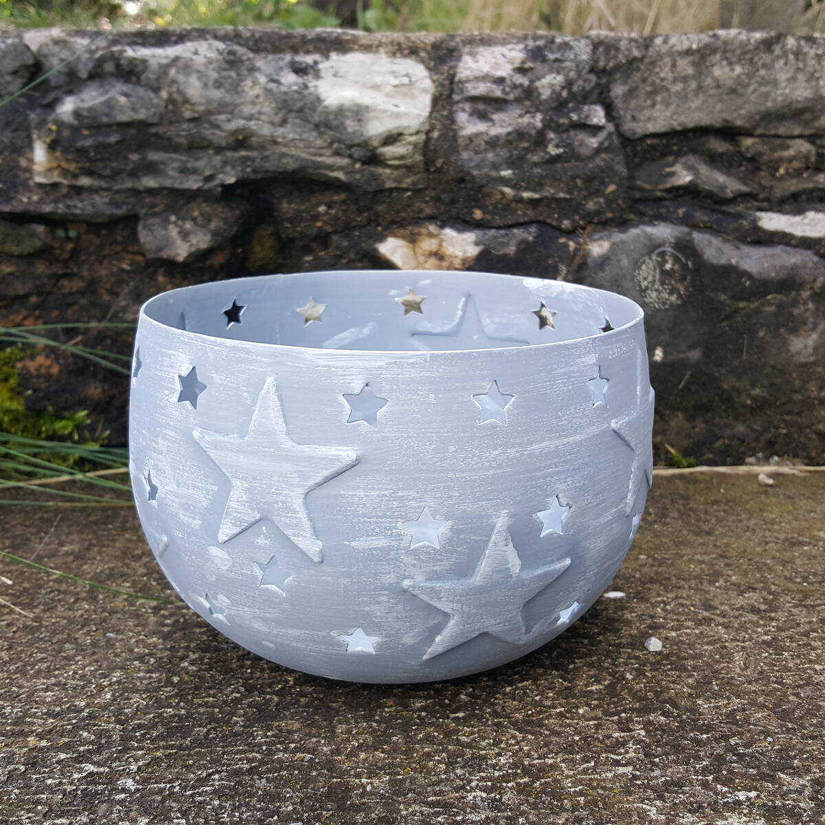 Windlicht Sterne aus Metall