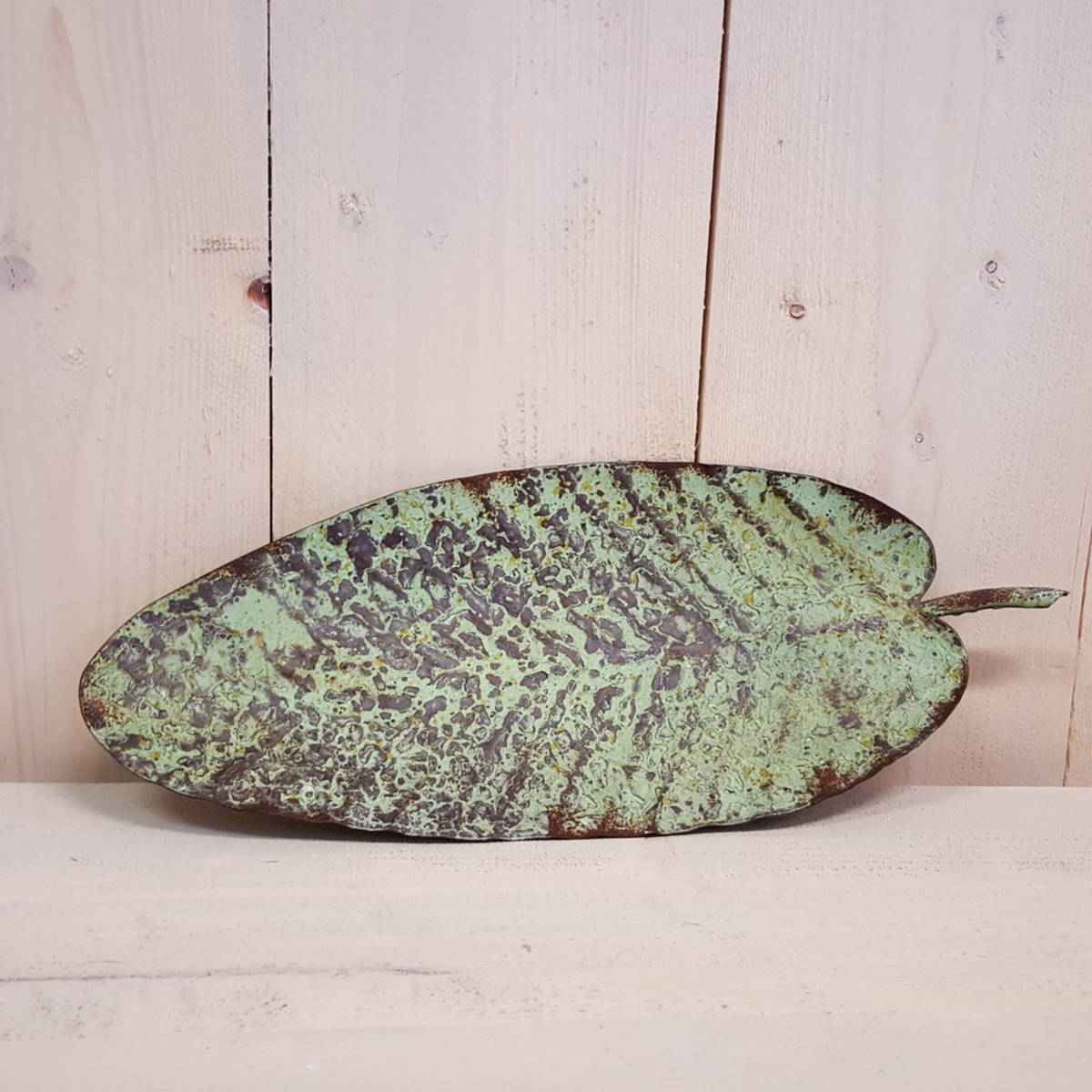 Platte aus Metall, Länge 45cm