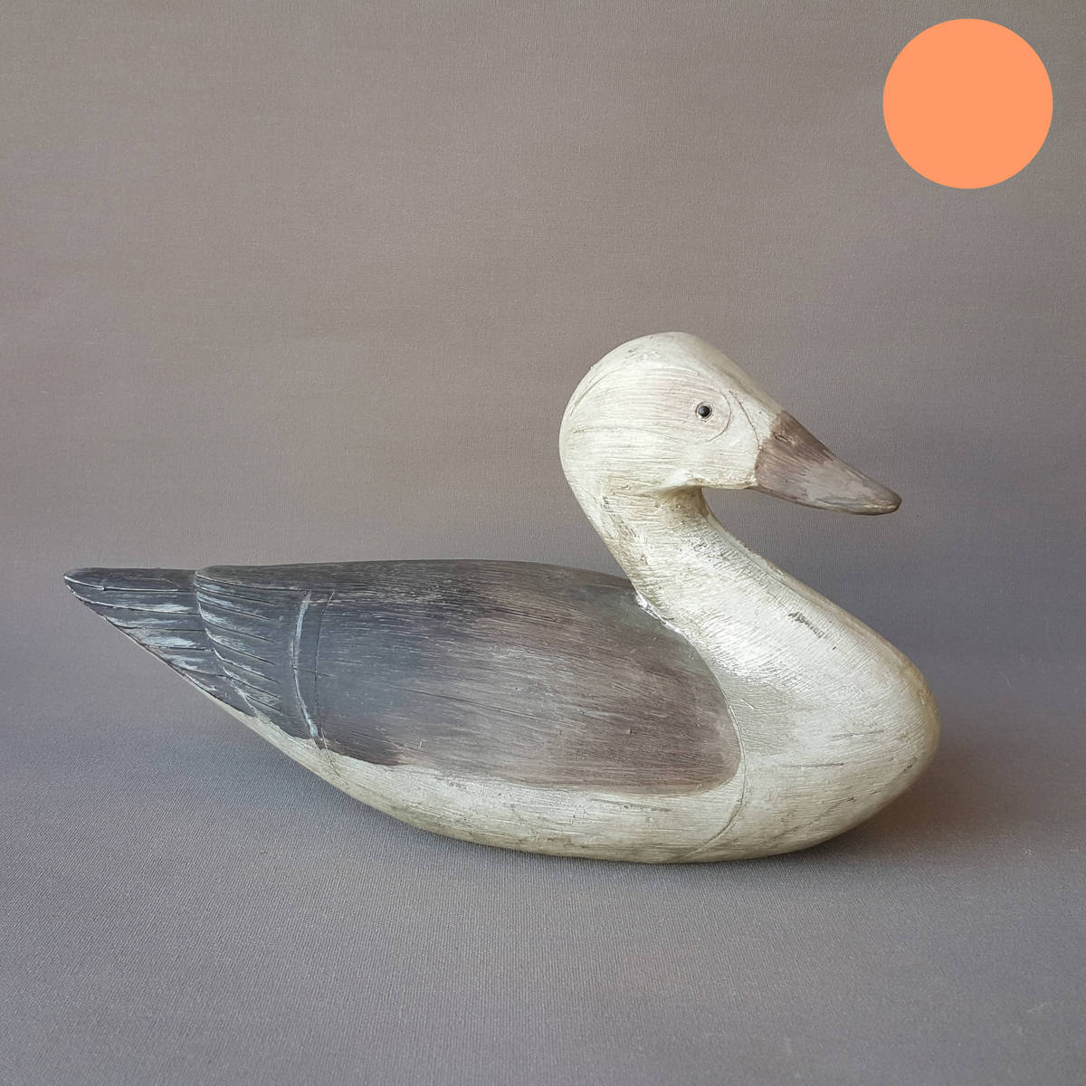Ente aus Ton, Länge 27 cm