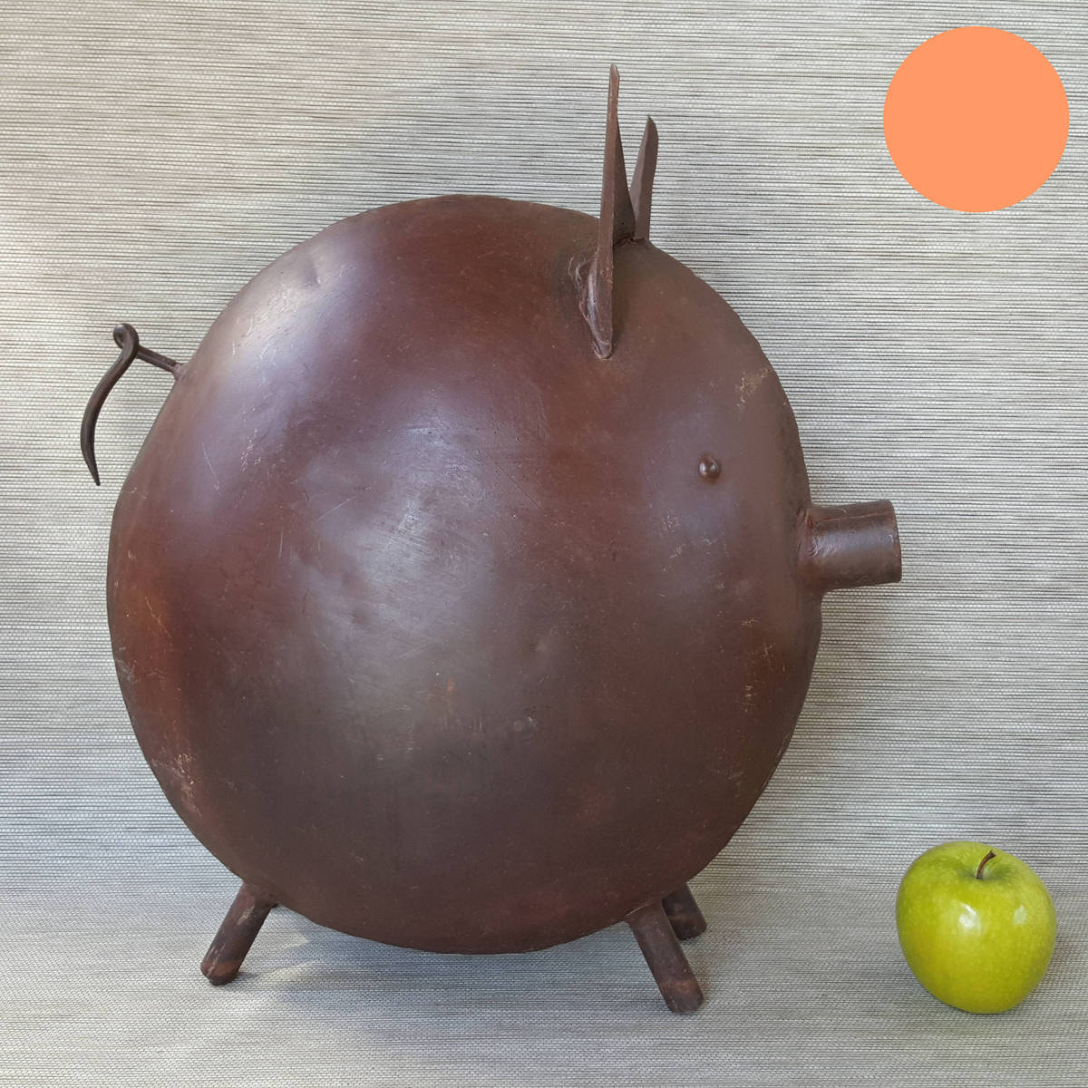 Schwein aus Rostmetall, Höhe 45cm  