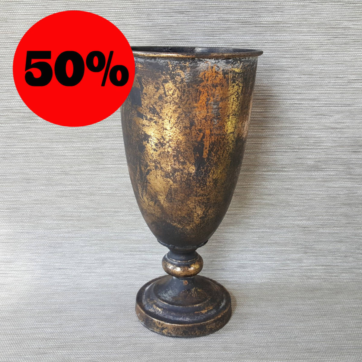 Dekokelch, gold bemalt