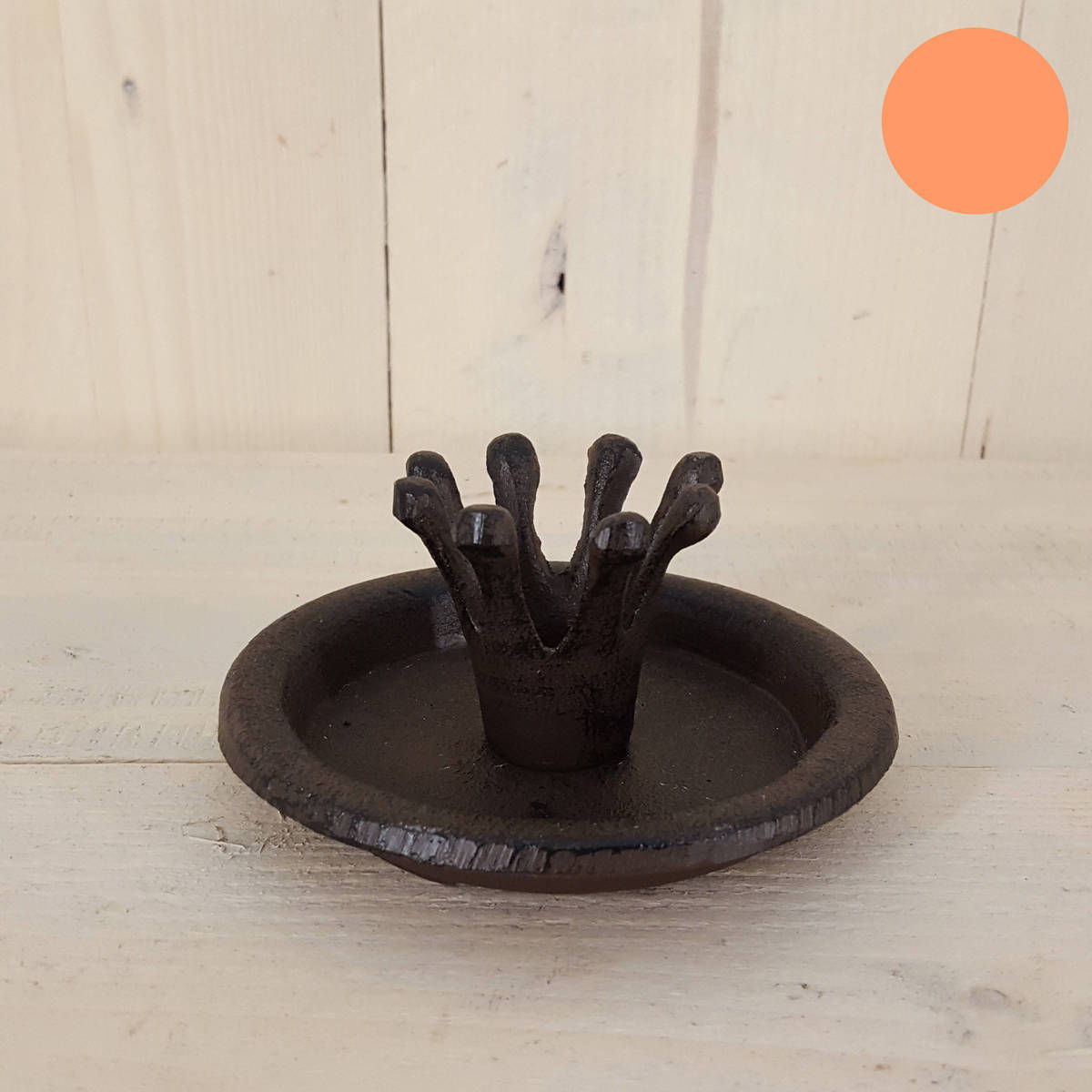 Kerzenhalter Krone aus Guss