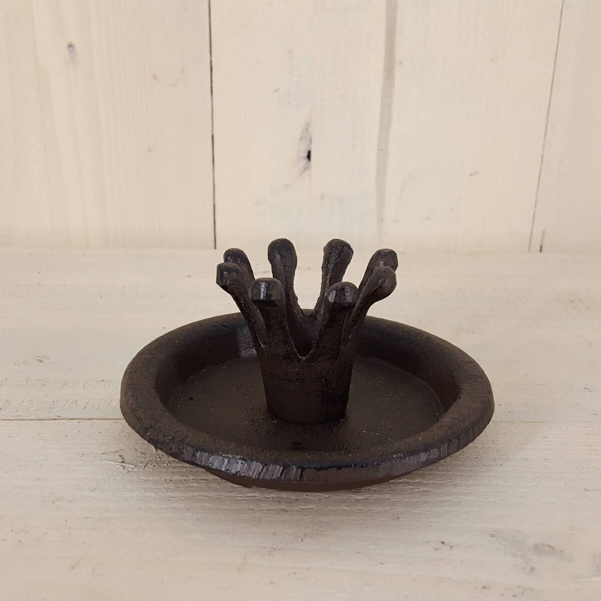 Kerzenhalter Krone aus Guss