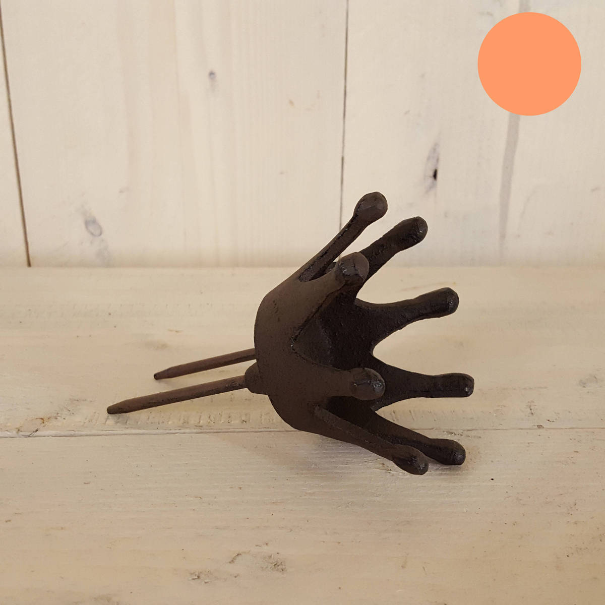 Kerzenhalter Krone zum Stecken, aus Guss