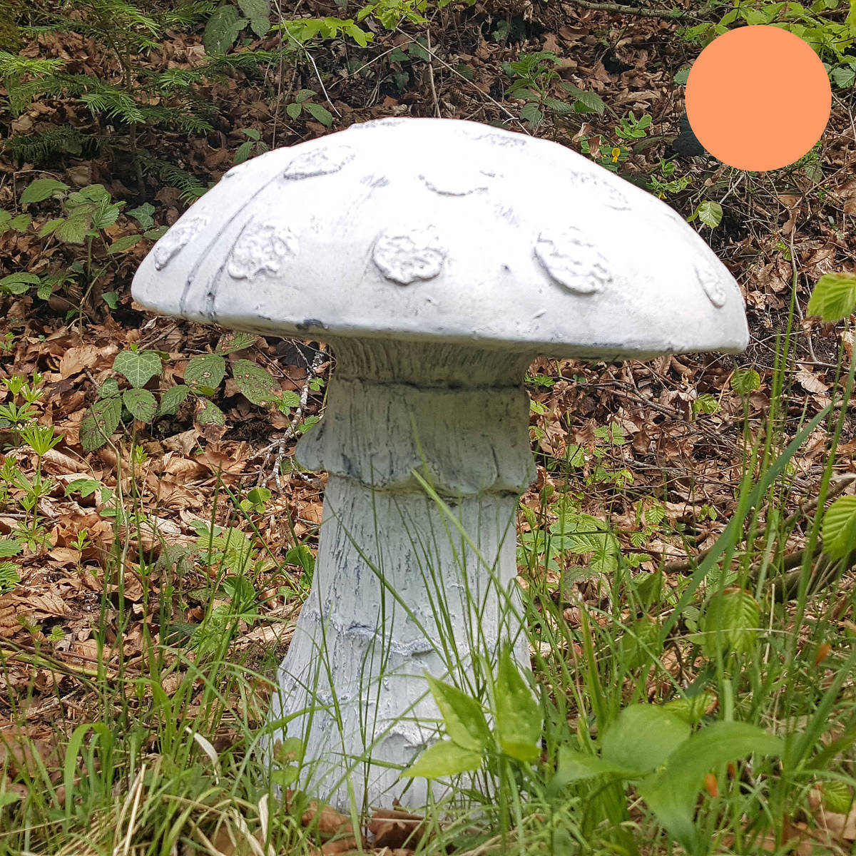 Champignon en fibre de verre, H 36cm