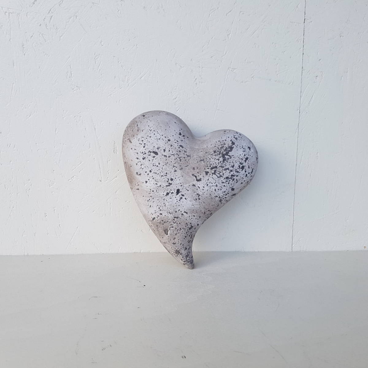 Coeur en pierre agglomérée  