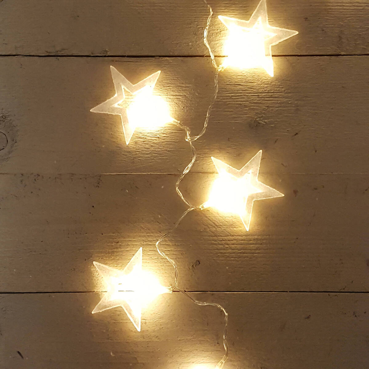 Chaîne de lampe LED avec 10 lumières, fonctionne sur batterie AA 