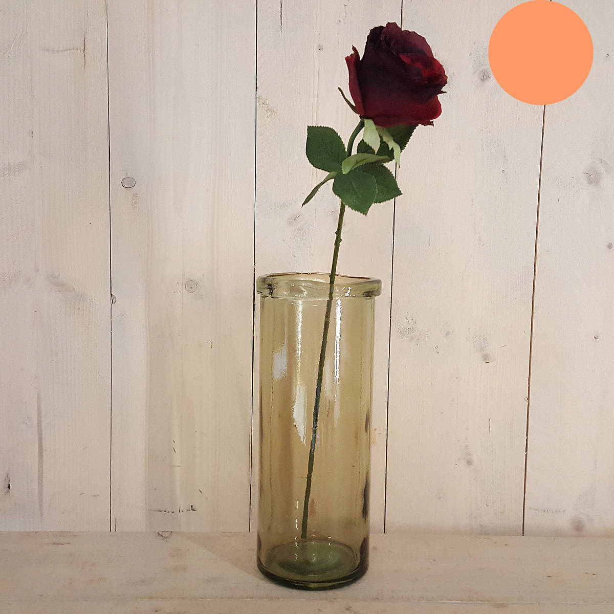 Vase aus Glas, Höhe 35cm