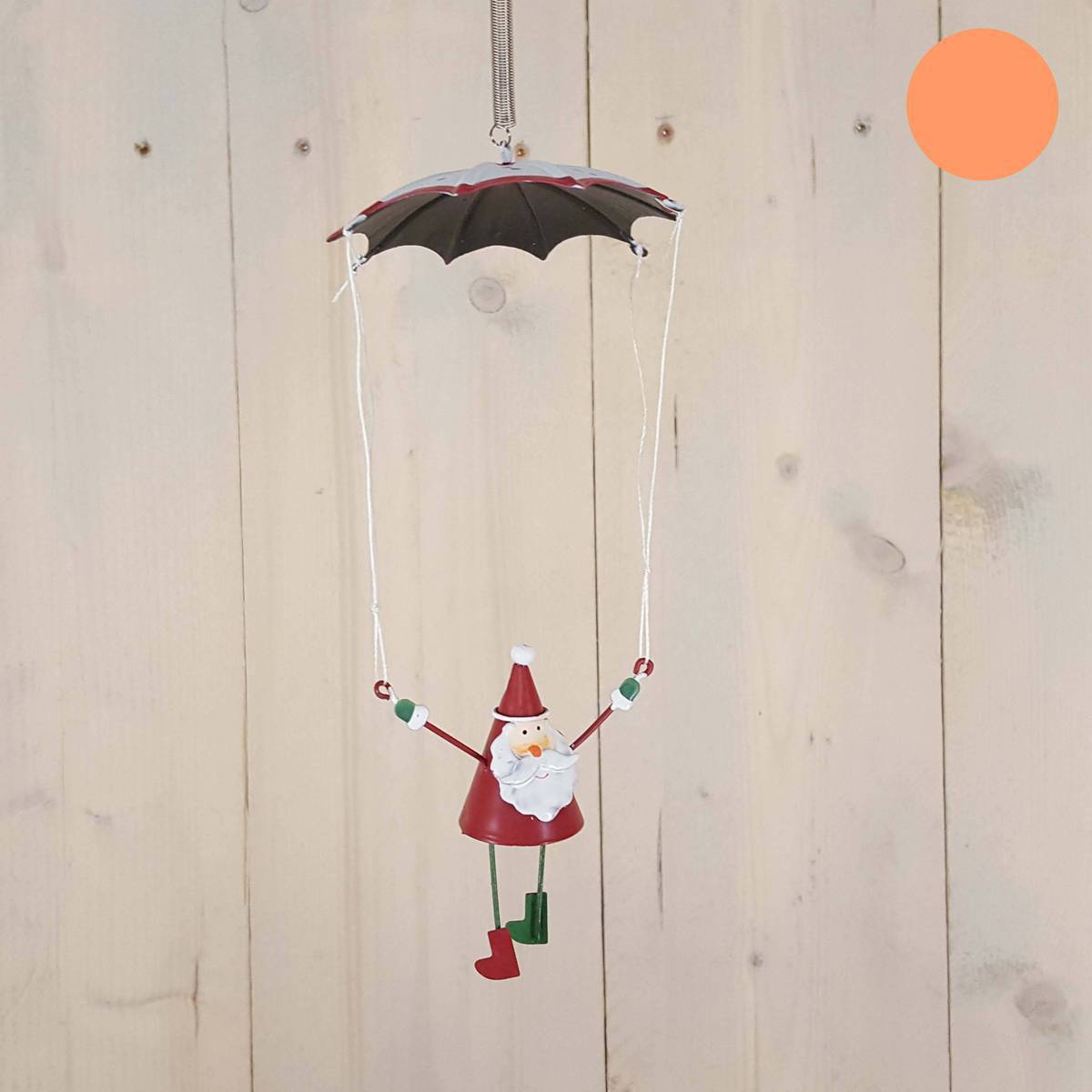 Père Noël en parachute  