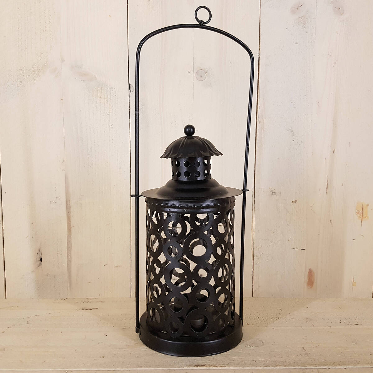 Lanterne en métal, à suspendre ou poser, H 37cm
