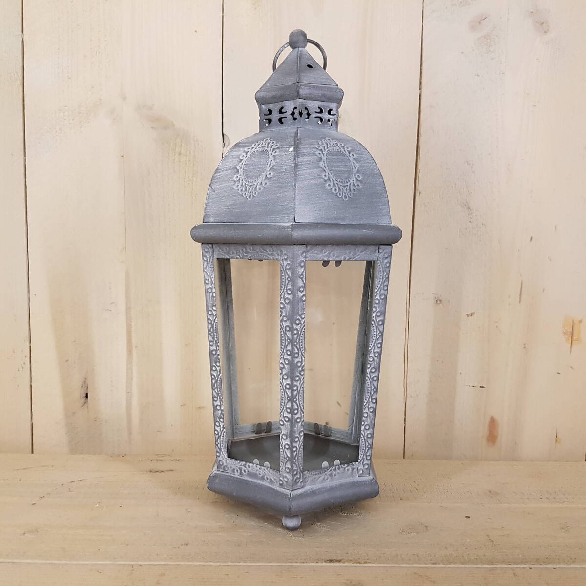 Lanterne hexagonale en métal  